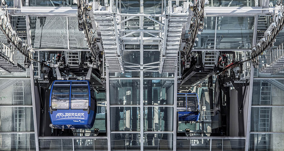 The new Galzigbahn.  Photo: St Anton Tourism