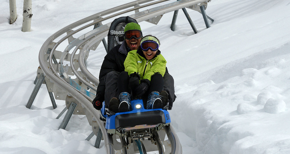 Ride the coaster for some fun thrills. Photo: Alterra Mountain Company