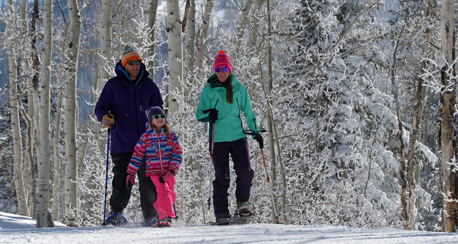 Snowshoeing is one of the many extra activities at Steamboat. Photo: Alterra Mountain Company