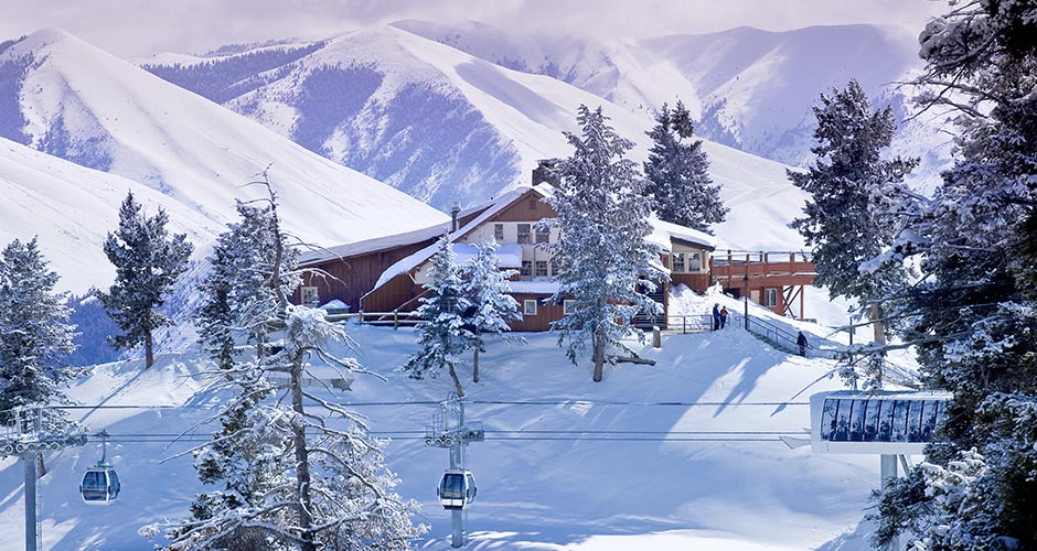 The iconic Round House restaurant serves up delicious meals. Photo: Sun Valley
