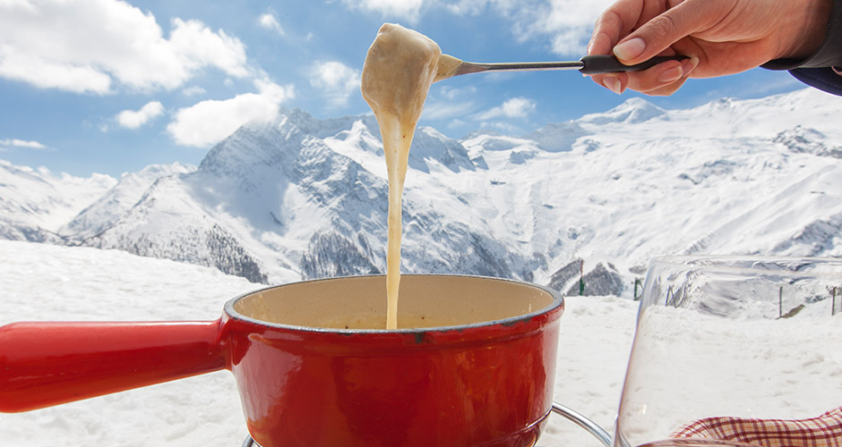 Anyone for fondue?! Photo: Saas-Fee tourism