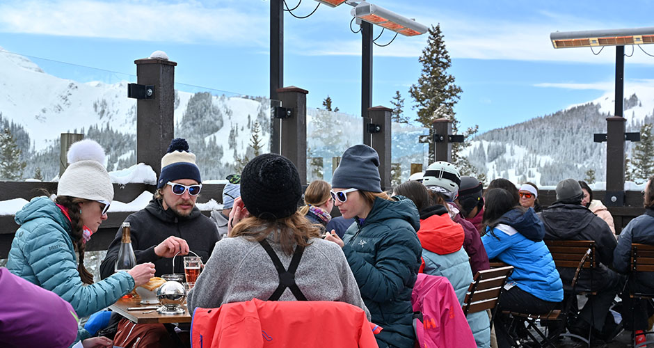 Telluride has fantastic on mountain dining. Photo: Telluride Ski Resort