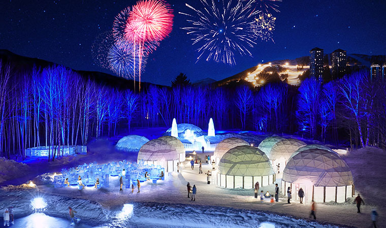 Tomamu’s ice village. Photo: Tomamu