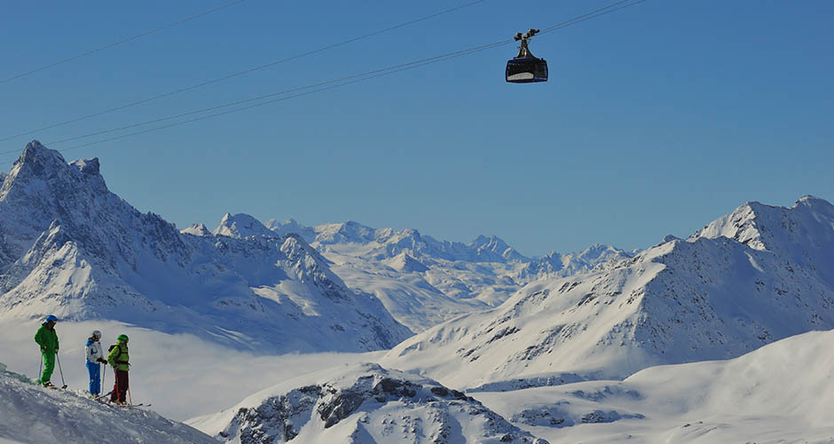The views around St Anton are spectacular. Photo: St Anton Tourism