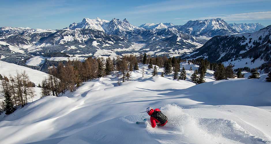 Lovely soft pillows of powder! Photo: Kitzbuhel Tourism