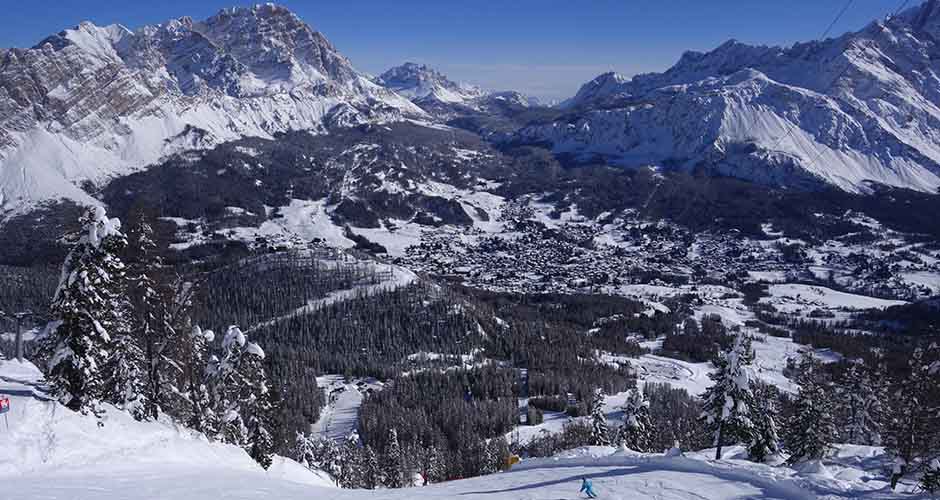 The town of Cortina d’Ampezzo.  Photo: Scout