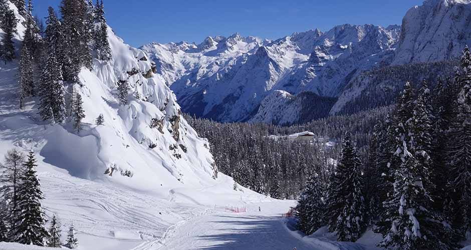 The scenery around Cortina Ski Resort is stunning. Photo: Scout