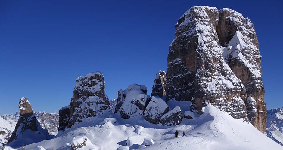 The Cinque Torre rock formations. Photo: Scout
