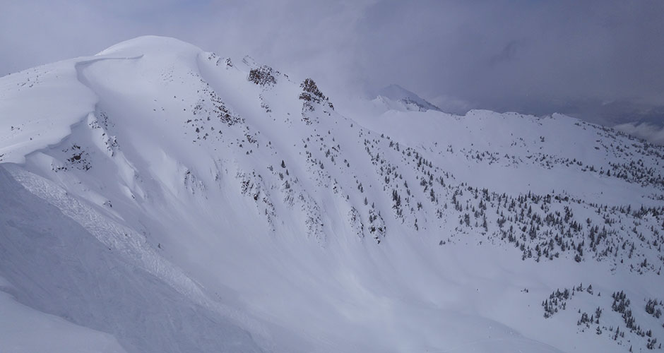 Plenty of chutes for the extreme skiers. Photo: Scout