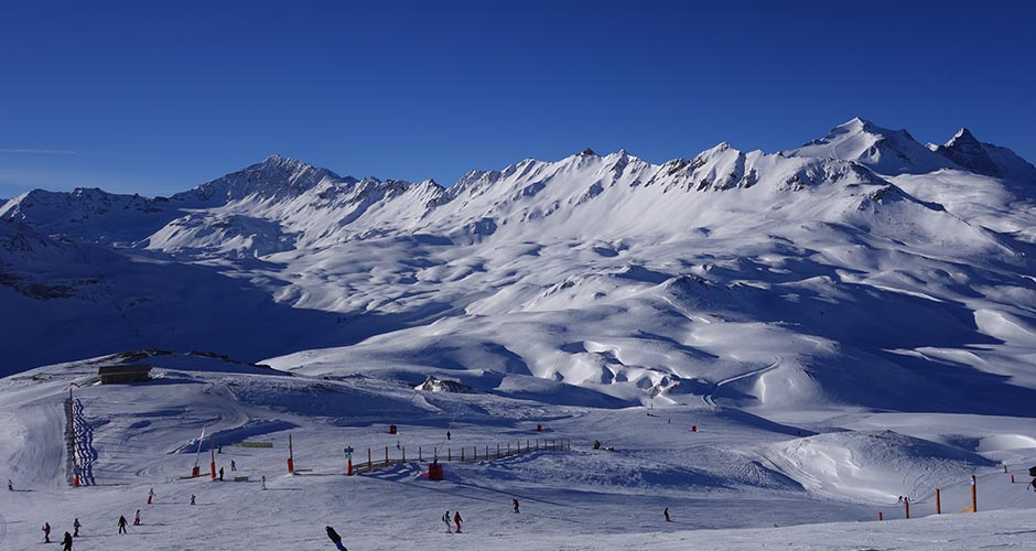 Wide open skiing in Val d’Isere. Photo: Scout