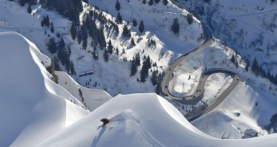 Freeriding is popular in Lech. Photo: Lech Zurs Tourism