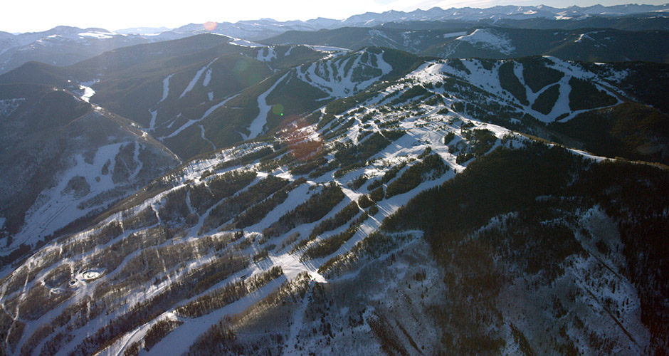 An aerial view of part of the resort. Photo: Vail Resorts