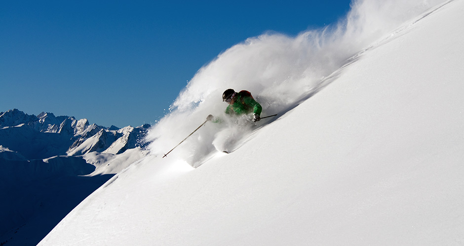 Powder skiing in Verbier. Photo: Verbier Promotion