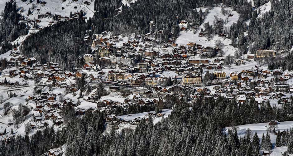 Wengen village. Photo: Jungfrau Ski Region