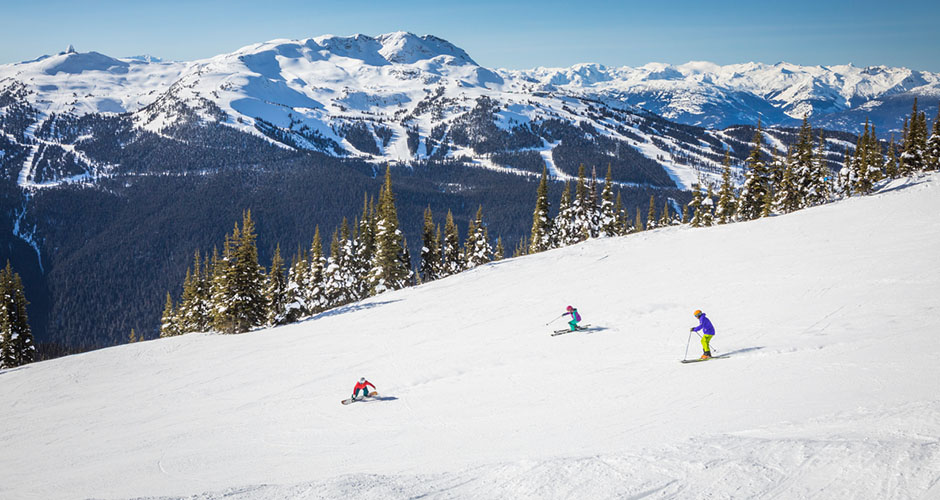 Endless thigh-burning groomers. Photo: Tourism Whistler/Justa Jeskova