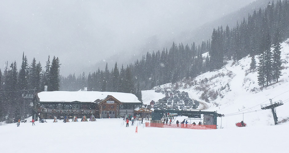 The day lodge at Whitewater Ski Resort. Photo: Scout