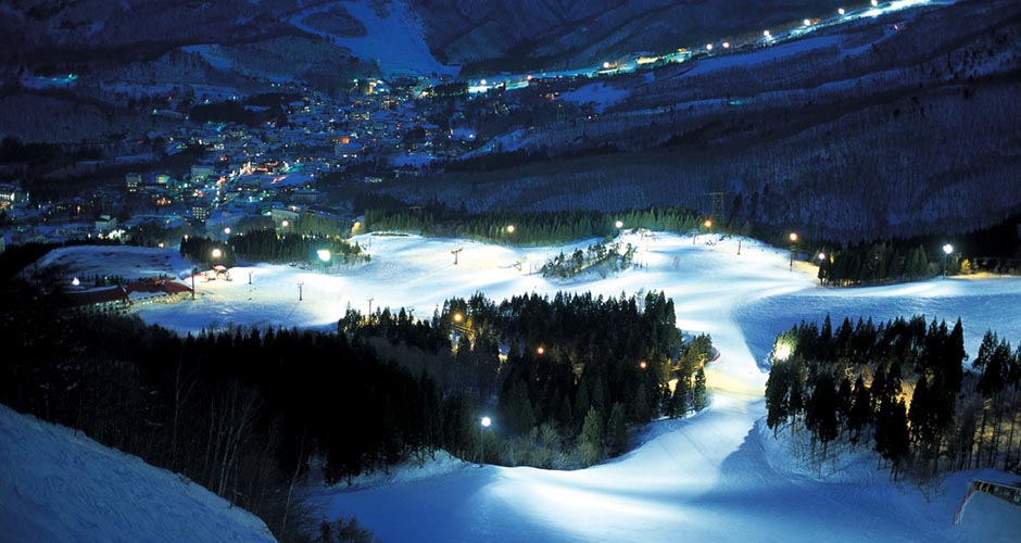 Night Skiing in Zao Onsen. Photo: Zao Onsen Tourism