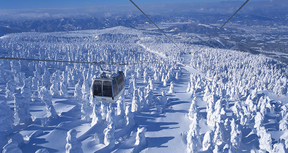 Zao Onsen snow monsters. Photo: Zao Onsen Tourism