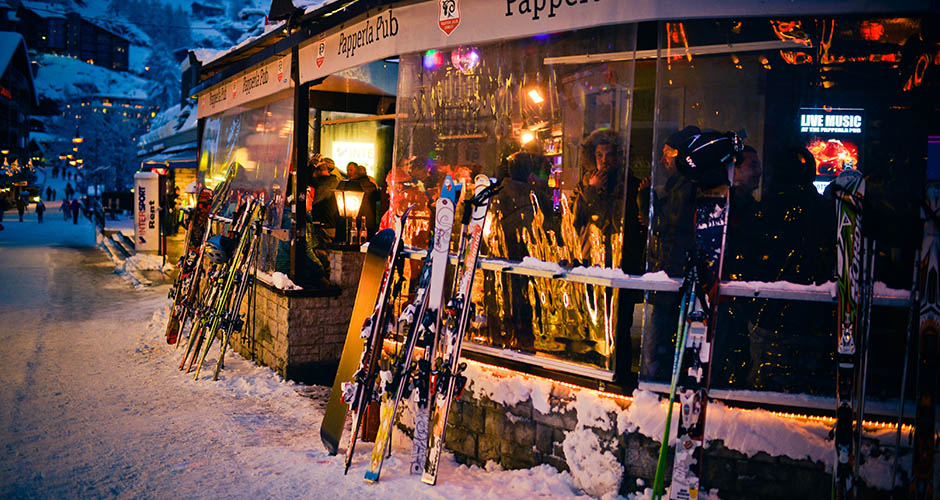 Zermatt has some great apres ski bars.  Photo: Zermatt Tourism