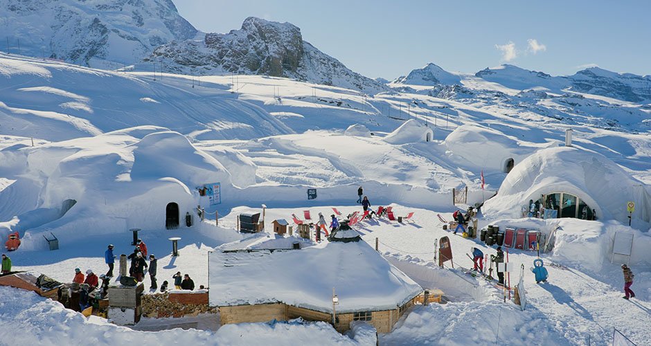 The igloo village.  Photo: Zermatt Tourism