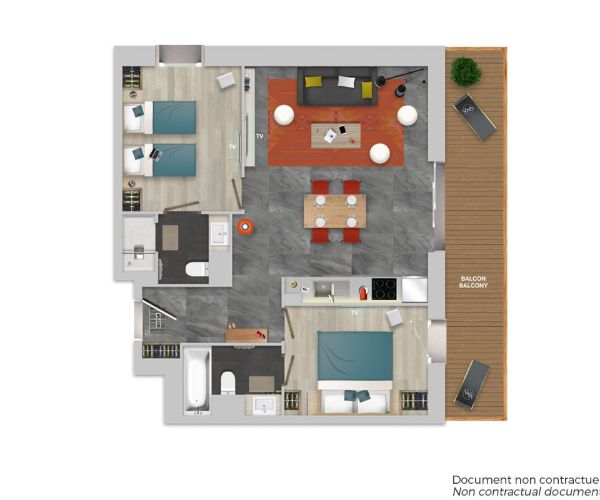 Two-Bedroom Apartment