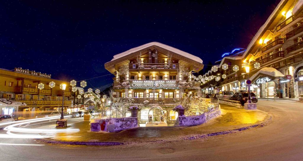 The main center of Courchevel. Photo: Courchevel Tourism