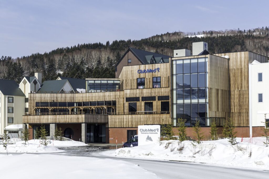 Club Med Tomamu exterior in winter